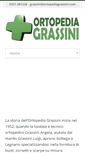 Mobile Screenshot of ortopediagrassini.com